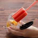 Glass Coffee Pot Teapot with Removable Infuser,Clear Tea Kettle with One Button Press Filter Loose Leaf Brewing Coffee Maker - Image 3